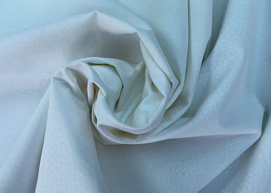 Pebble white 100% cotton fabric