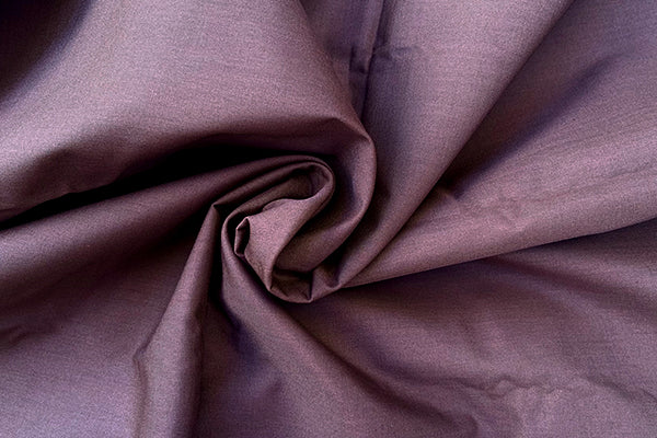 Plain dyed poly cotton Chocolate