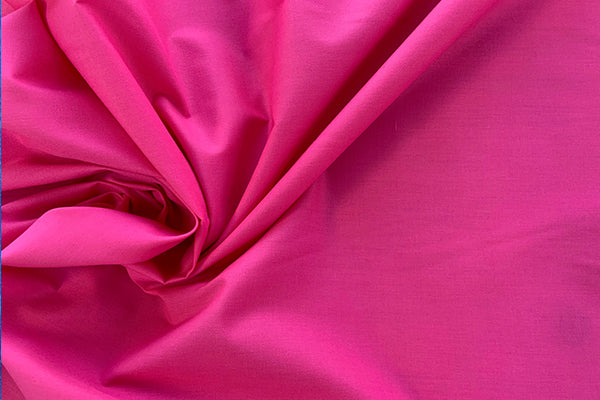 Plain dyed poly cotton cerise