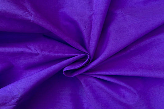 Plain dyed poly cotton purple