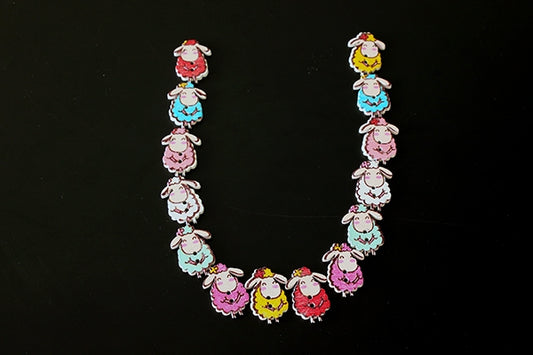 Sheep wooden buttons