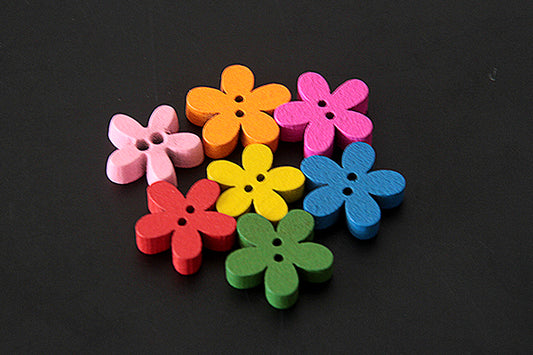 Small wooden flower