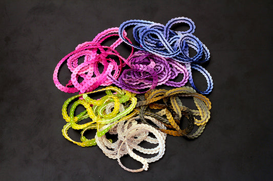 Strung sequin in 2-tone colours