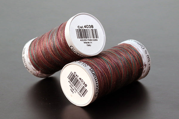 Gutermann Sulky Variegated Cotton Machine Embroidery Thread