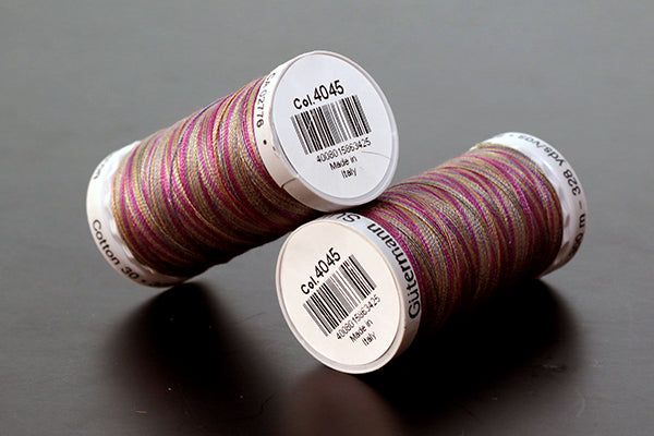 Gutermann Sulky Variegated Cotton Machine Embroidery Thread