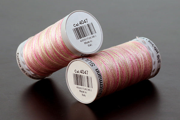 Gutermann Sulky Variegated Cotton Machine Embroidery Thread
