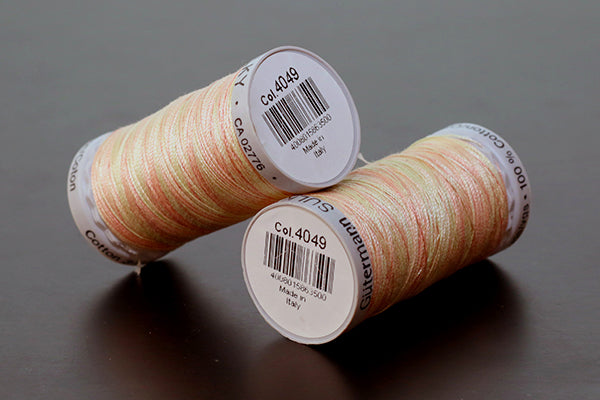 Gutermann Sulky Variegated Cotton Machine Embroidery Thread