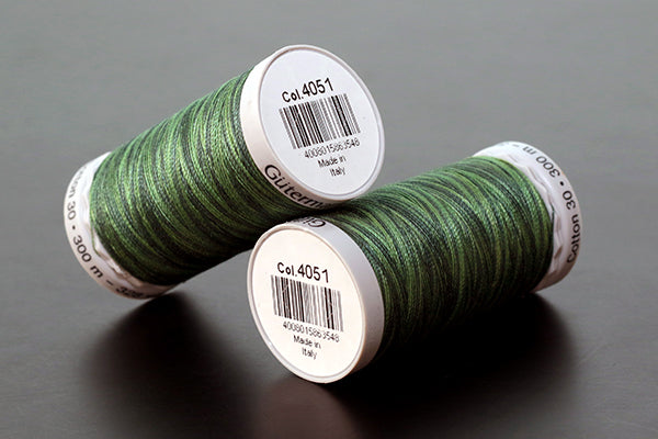 Gutermann Sulky Variegated Cotton Machine Embroidery Thread