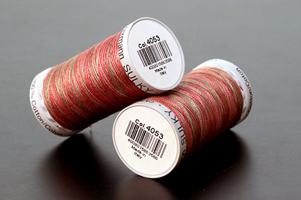 Gutermann Sulky Variegated Cotton Machine Embroidery Thread
