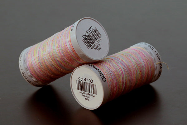 Gutermann Sulky Variegated Cotton Machine Embroidery Thread