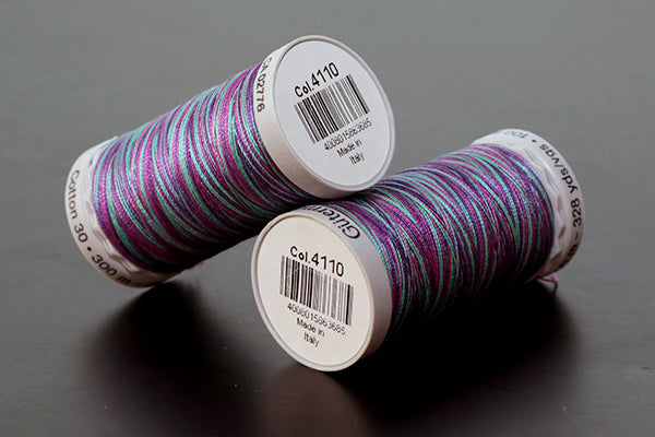 Gutermann Sulky Variegated Cotton Machine Embroidery Thread