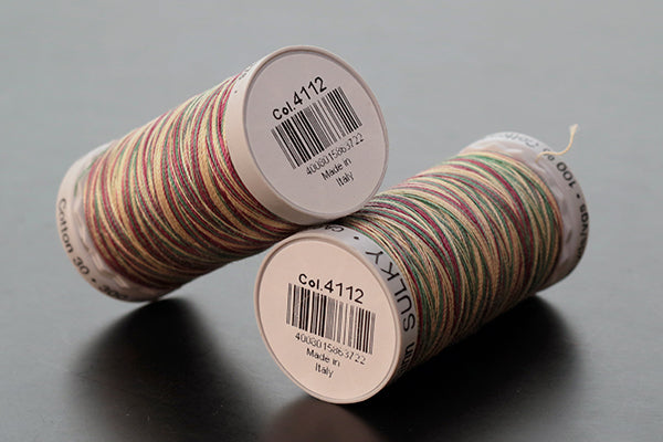 Gutermann Sulky Variegated Cotton Machine Embroidery Thread