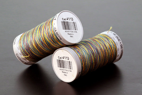 Gutermann Sulky Variegated Cotton Machine Embroidery Thread