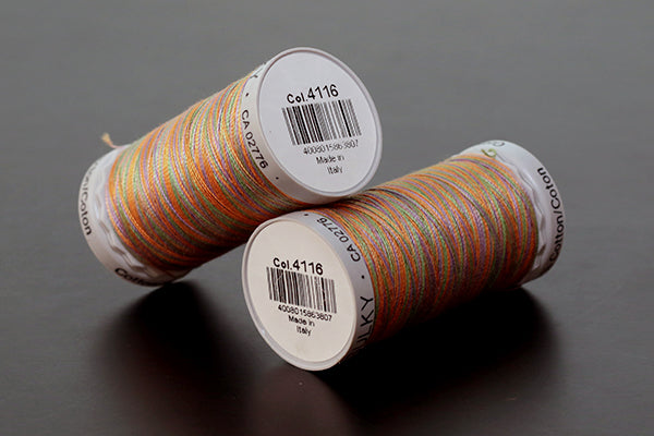 Gutermann Sulky Variegated Cotton Machine Embroidery Thread