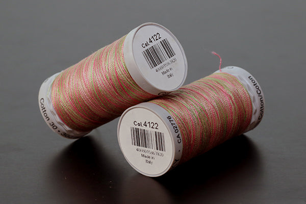 Gutermann Sulky Variegated Cotton Machine Embroidery Thread