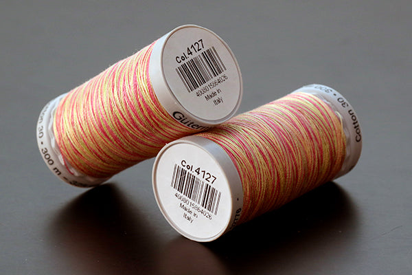 Gutermann Sulky Variegated Cotton Machine Embroidery Thread