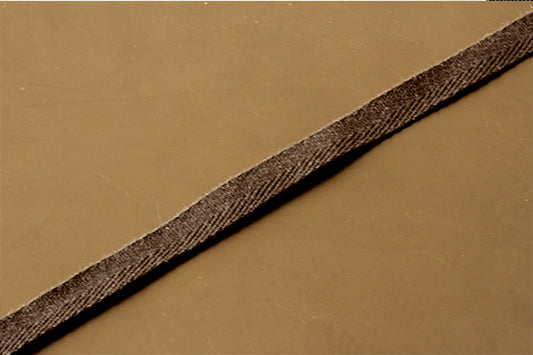 12mm (half inch) herringbone cotton webbing tape, black
