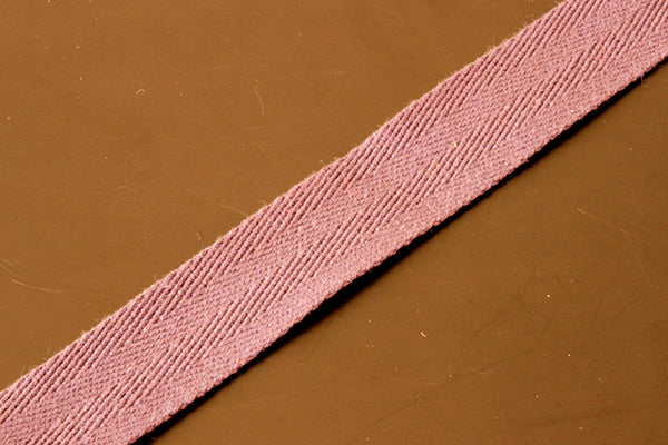 25mm (1 inch) herringbone cotton webbing tape, various colours