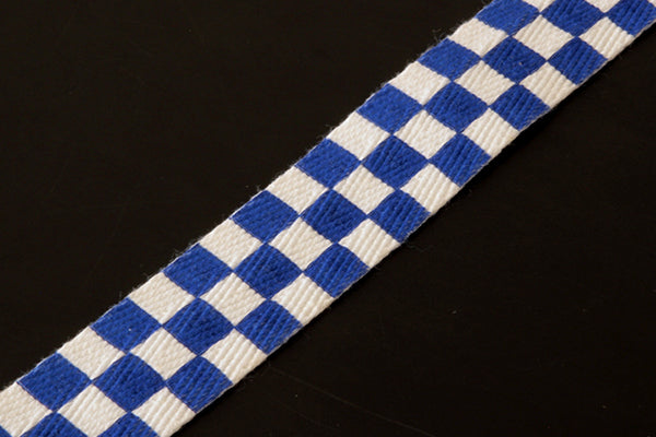 25mm (1 inch) herringbone cotton webbing tape, various colours