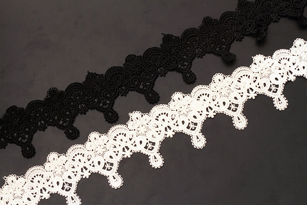 Tear drop lace