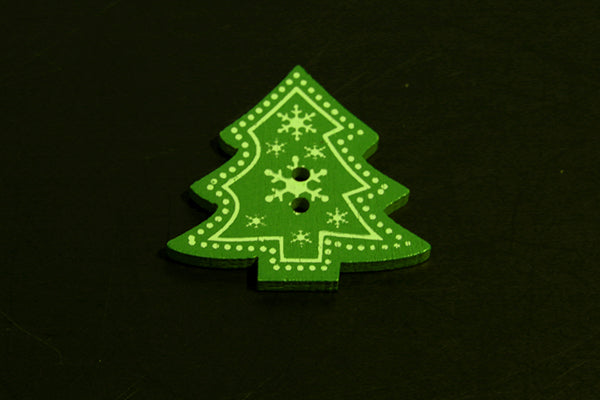 Christmas tree buttons
